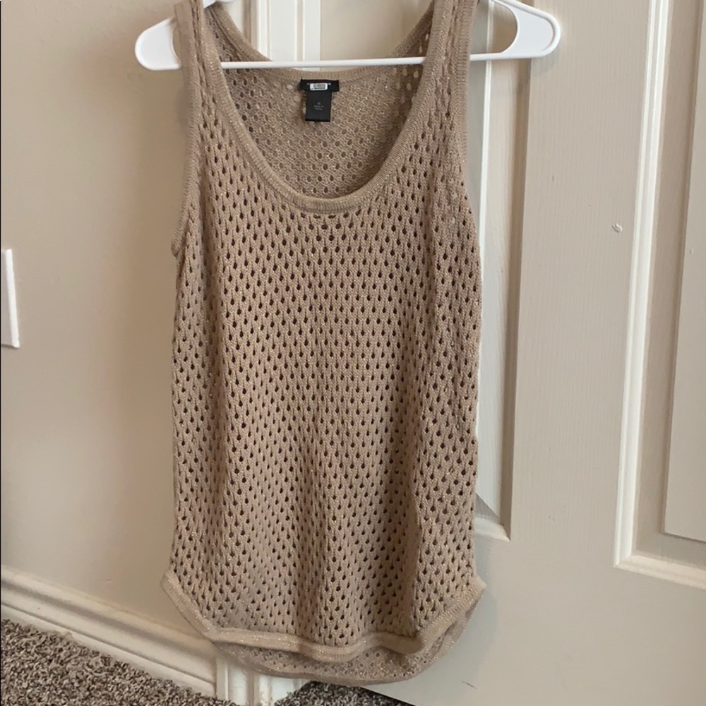 Sweater tank top